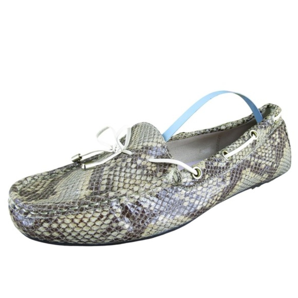 Isaac Mizrahi Women Driving Moccasins Brown Leather Sz 8 Wide Gently Used 2025